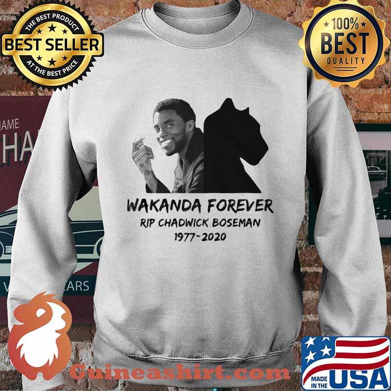 Wakanda forever rip chadwick black panther actor 1977 2020 s Sweater