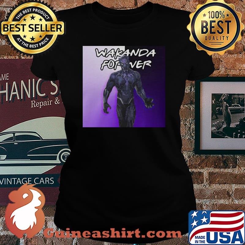 Wakanda forever rip chadwick boseman black panther rest in power s Laides tee
