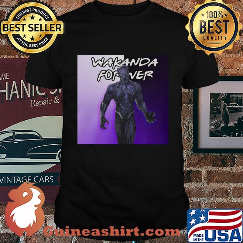 Wakanda forever rip chadwick boseman black panther rest in power shirt