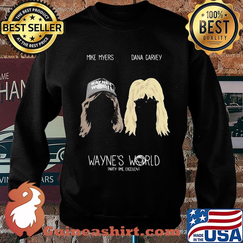 Wayne campbell and garth algar mike myers dana carvey wayne's world party time excellent shirt s Sweater