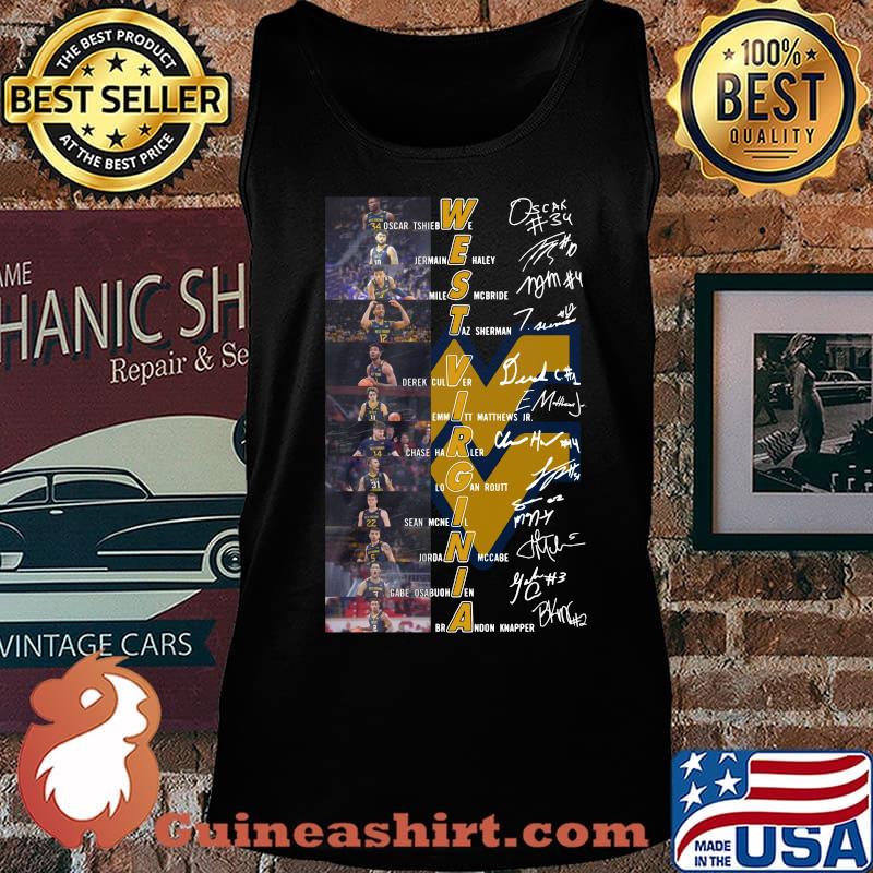 West virginia mountaineers men's basketball players signatures s Tank top