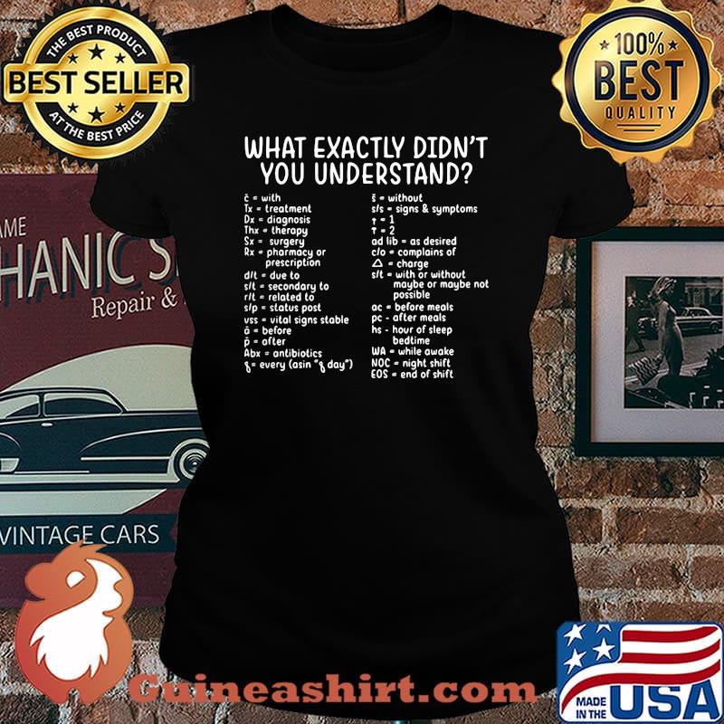 What exactly didn't you understand 2020 s Laides tee