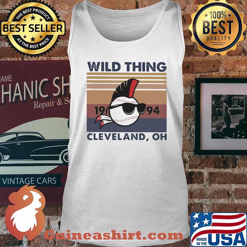 Wild Thing 1994 Cleveland Oh Major League Movie Baseball Vintage Retro Shirt Tank top