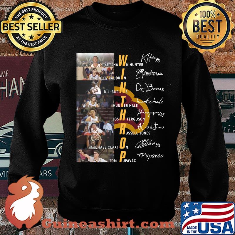 Winthrop eagles men's basketball players signatures s Sweater