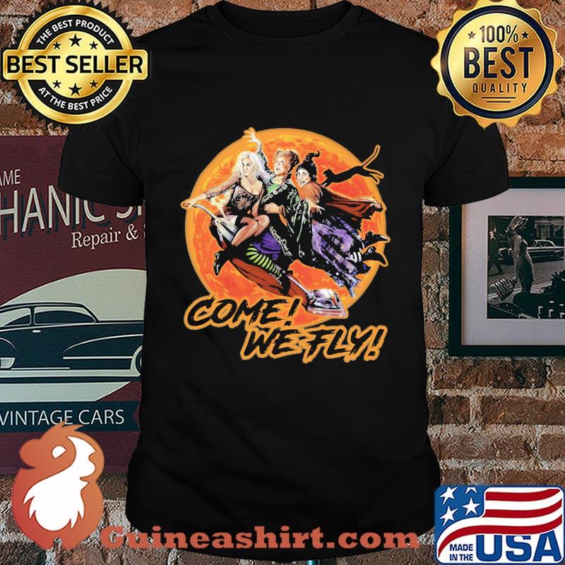 Witch Come we fly sunset shirt