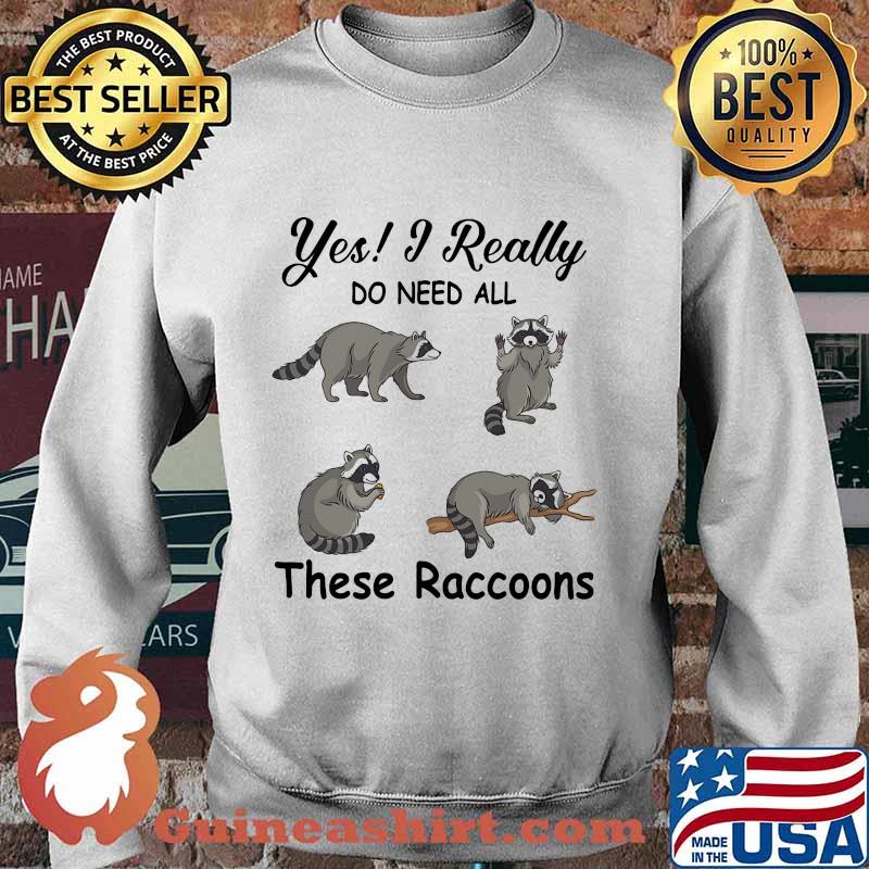 Yes i really do need all these raccoons s Sweater