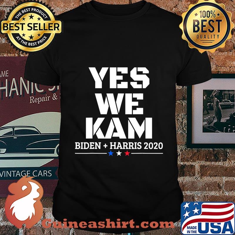 Yes we kam joe biden kamala harris vp vice president 2020 shirt