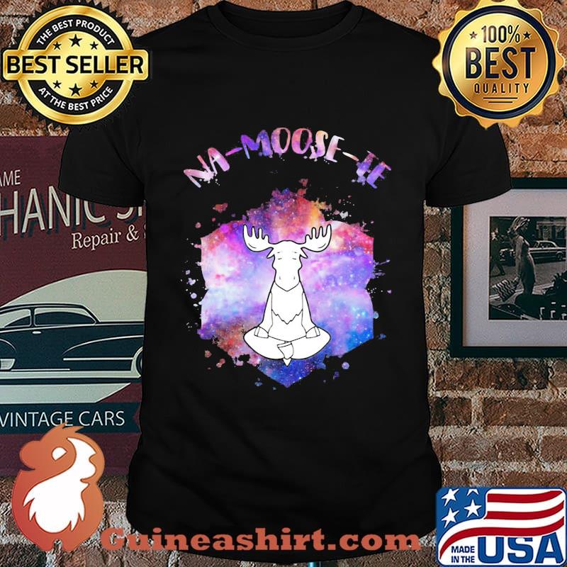 Yoga deer na moose te shirt
