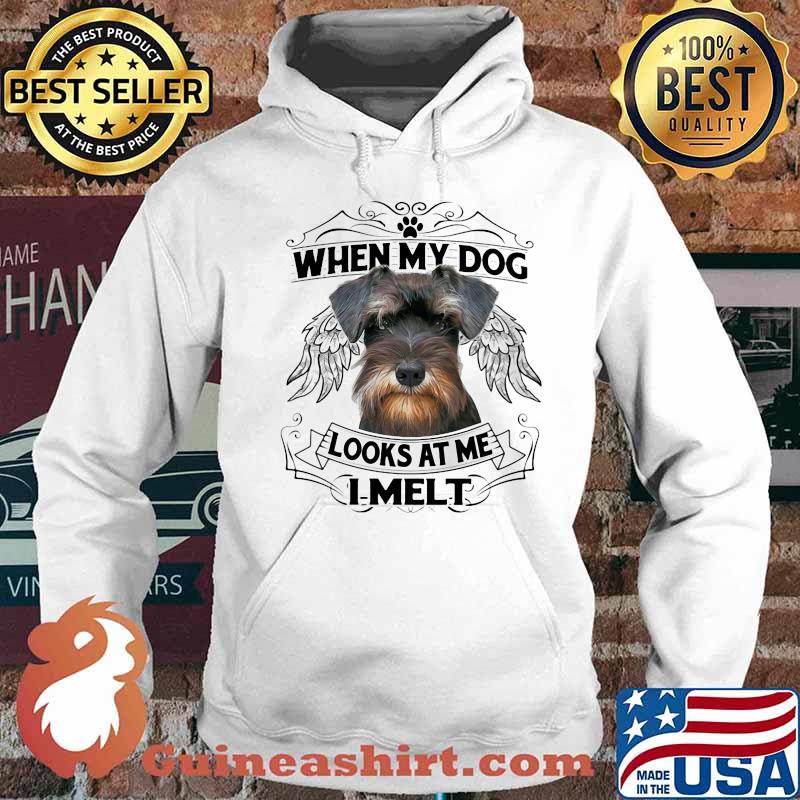 Yorkie when my paw dog looks at me i melt s Hoodie