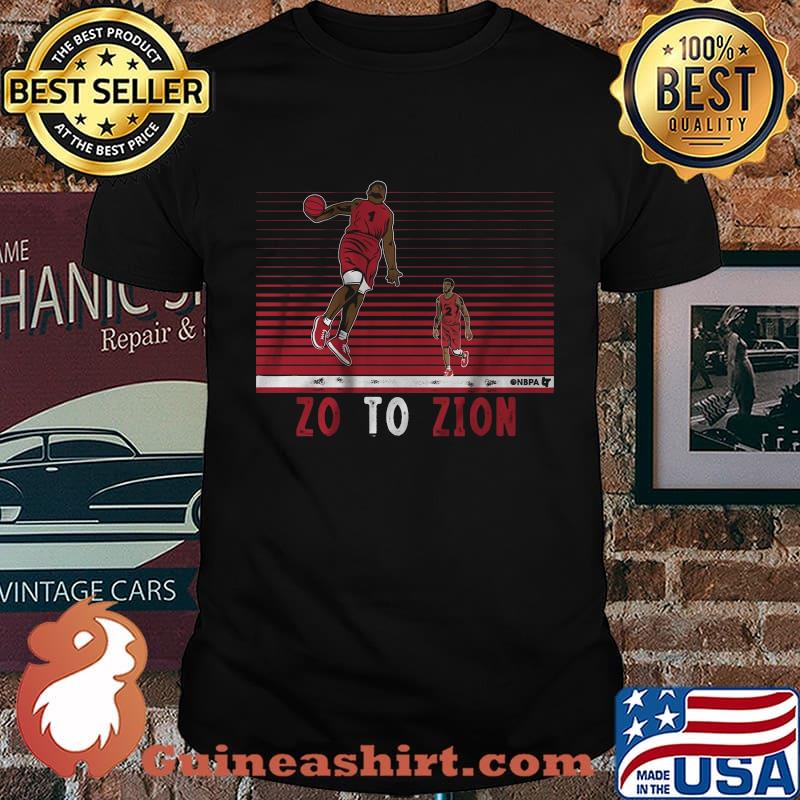 Zion williamson Zo to zion nba basketball shirt