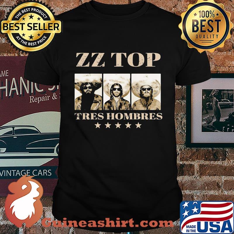 Zz top band tres hombres album shirt