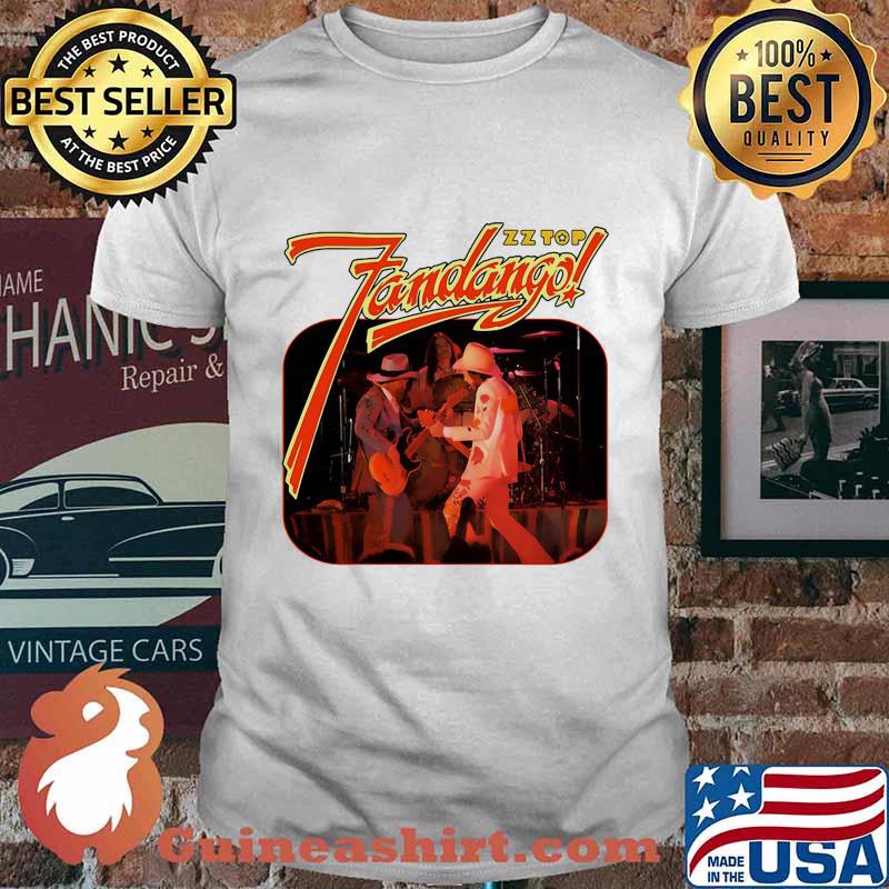 Zz top fandango album guitar shirt