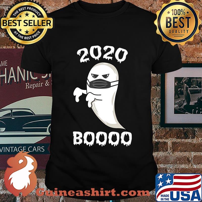 2020 Boo Ghost Mask Thumbs Down Funny Ghost 2020 Halloween T-Shirt