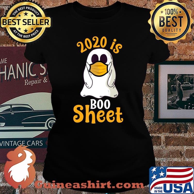 2020 Boo Sheet for Women Men - Ghost in Mask Halloween T-Shirt Laides tee