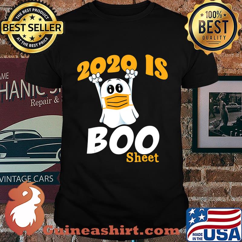 2020 Boo Sheet Funny Halloween Ghost in Mask Gift Men Women T-Shirt
