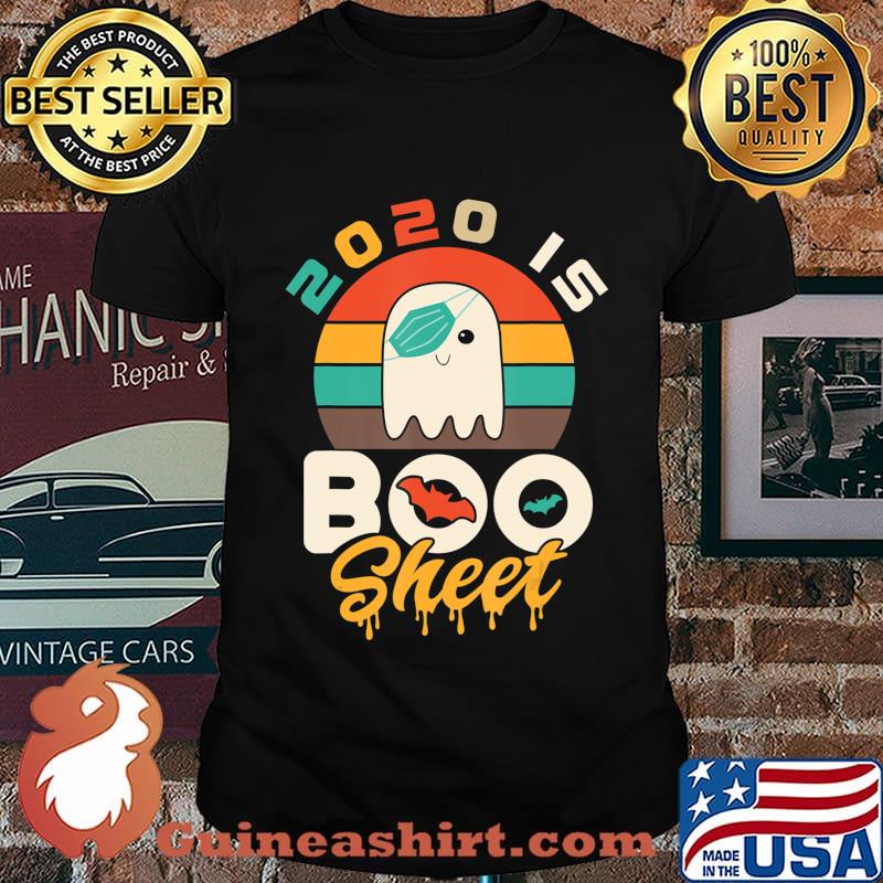 2020 is Boo Sheet Shirt Women Men Halloween Ghost in Mask T-Shirt