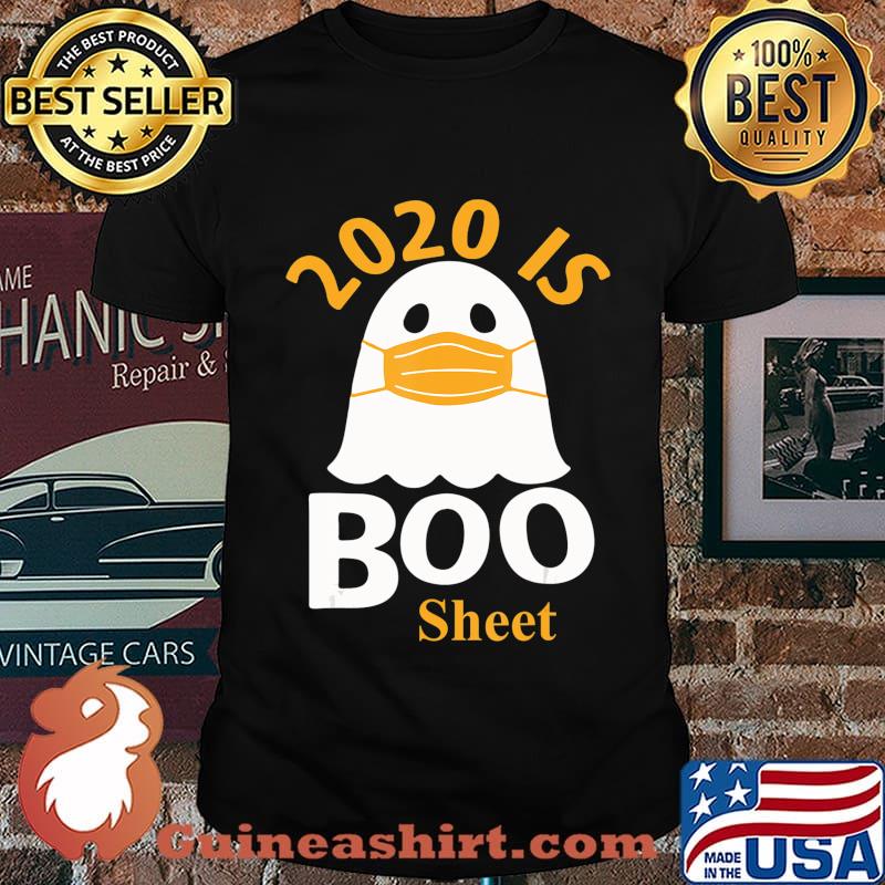2020 is Boo Sheet T-Shirt Ghost in Mask Halloween T-Shirt