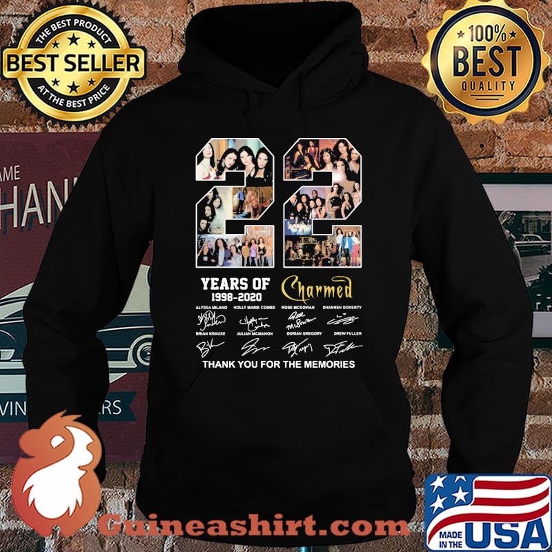 22 years of 1998 2020 charmed thank you for the memories signatures s Hoodie