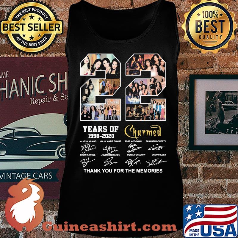 22 years of 1998 2020 charmed thank you for the memories signatures s Tank top