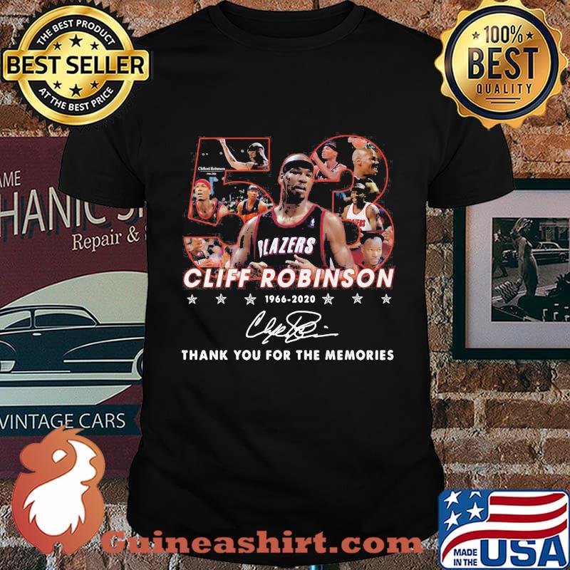 53 cliff robinson 1966 2020 thank you for the memories signature shirt