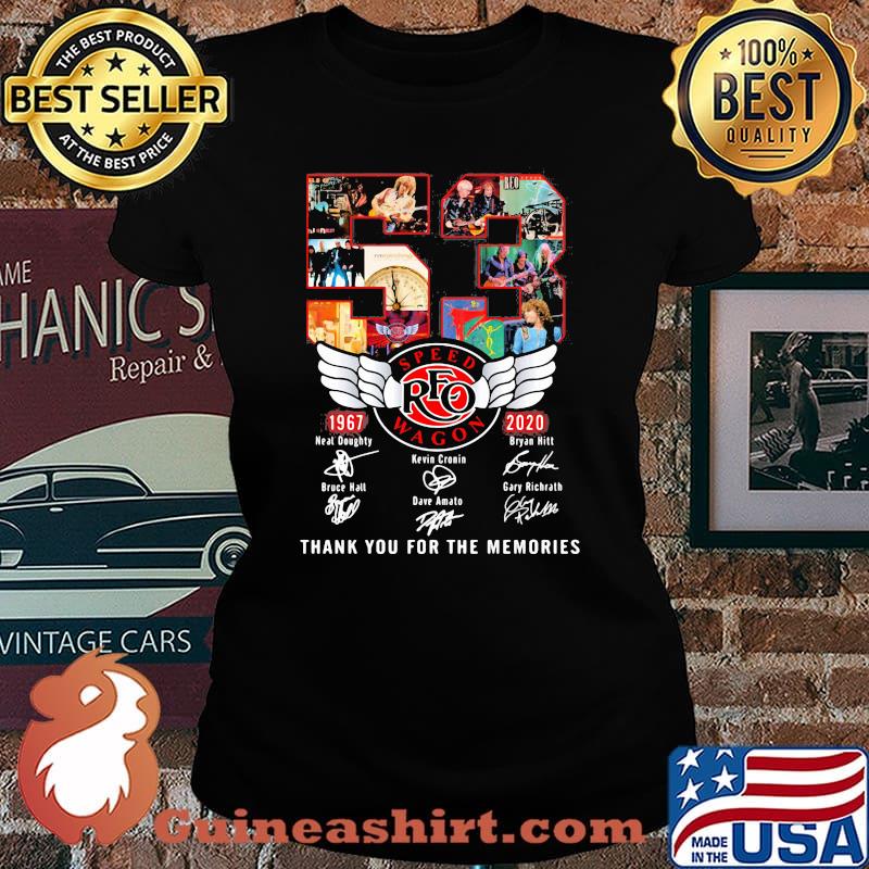 53 speed wagon 1967 2020 thank you for the memories signatures s Laides tee