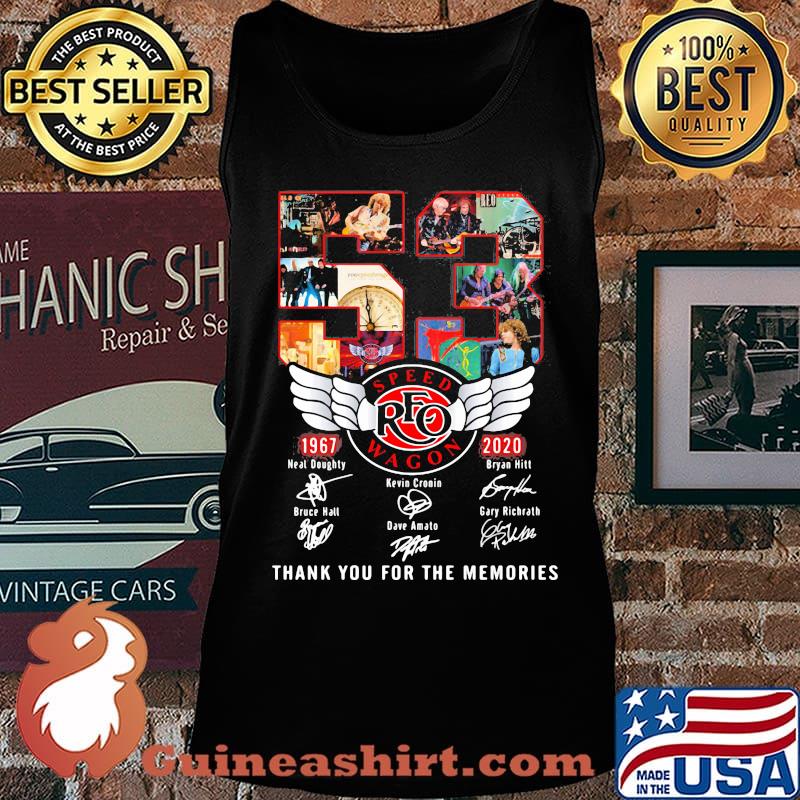 53 speed wagon 1967 2020 thank you for the memories signatures s Tank top