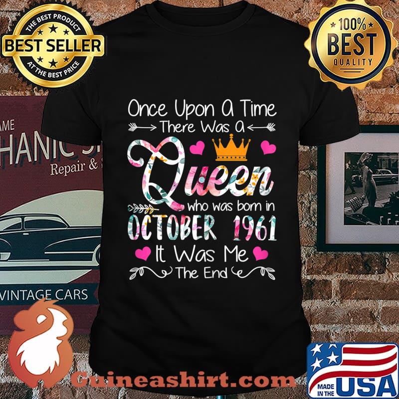 59 Years Birthday Girls 59th Birthday Queen October 1961 T-Shirt