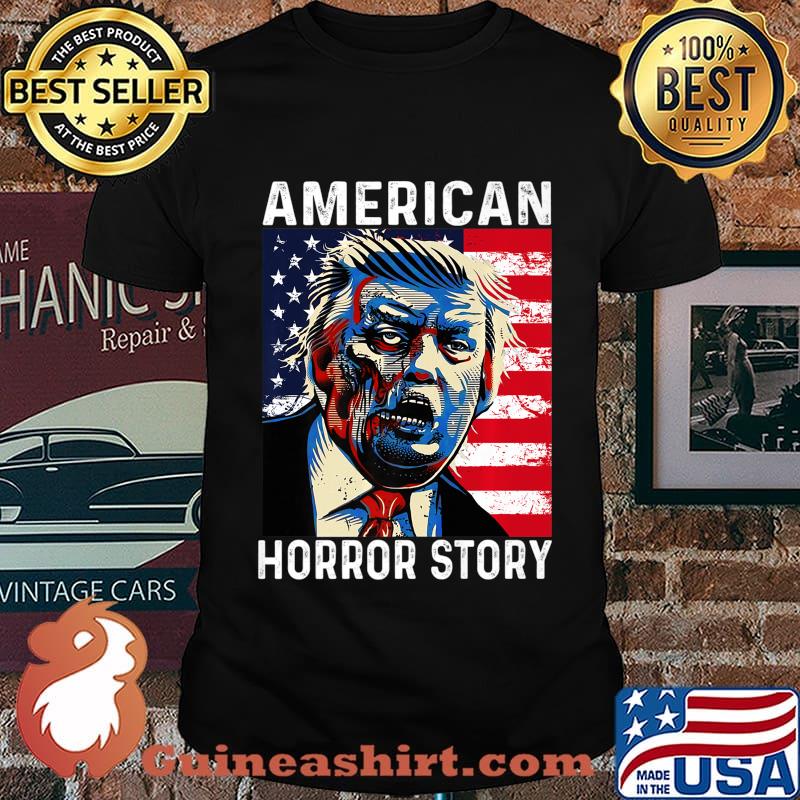 Anti Trump Horror American Story Zombie Trump Halloween Premium T-Shirt