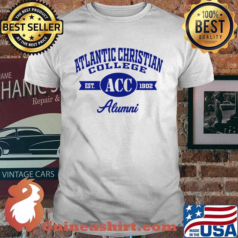 Atlantic christian college acc est 1902 alumni logo shirt