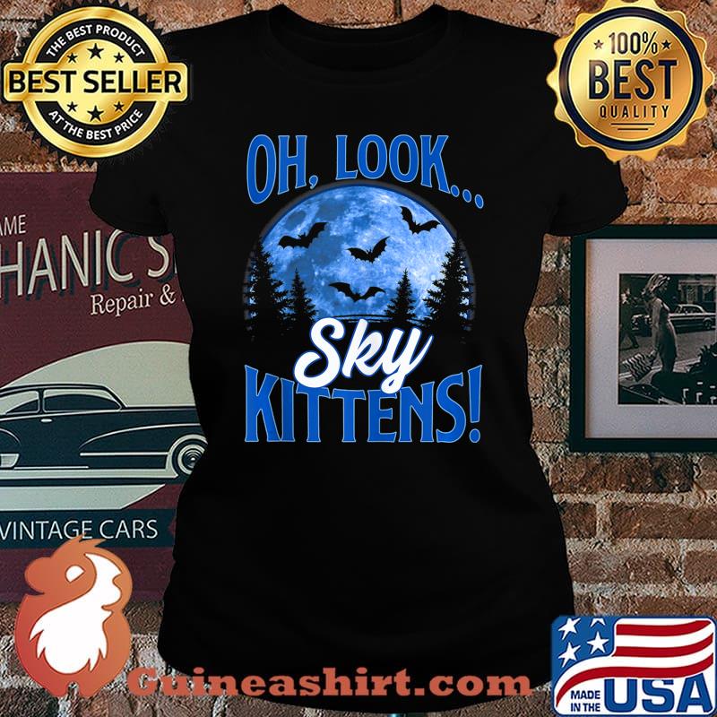 Bat Lover Gift For Men Women Cool Sky Kittens Horror s Laides tee