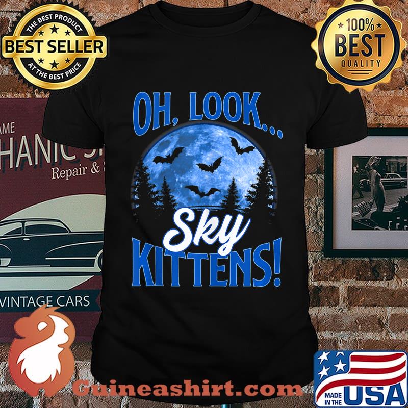 Bat Lover Gift For Men Women Cool Sky Kittens Horror shirt