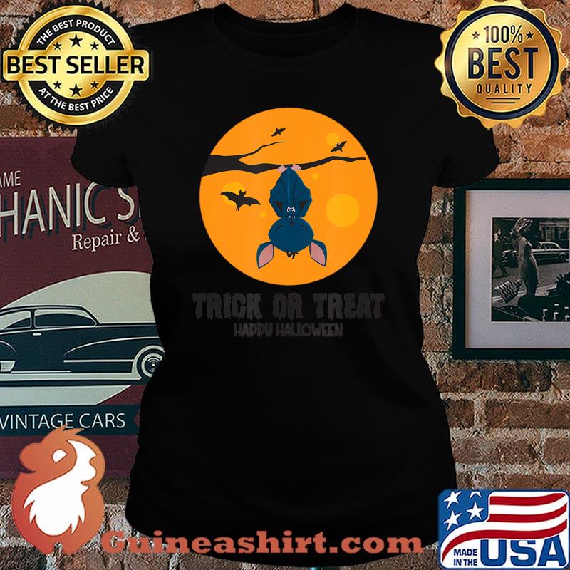 Bat Trick or Treat Happy Halloween DIY Costume Men Women Kid T-Shirt Laides tee