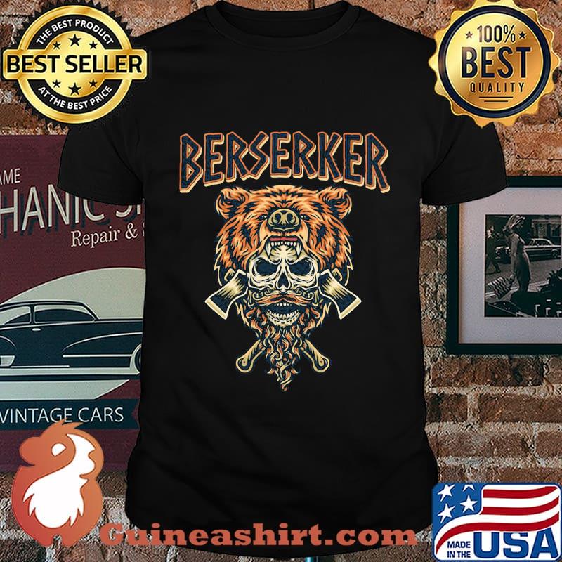 Berserker bear skull guns shirt