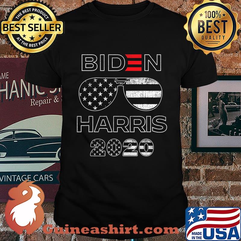 Biden Harris 2020 American Flag Sunglasses T-Shirt