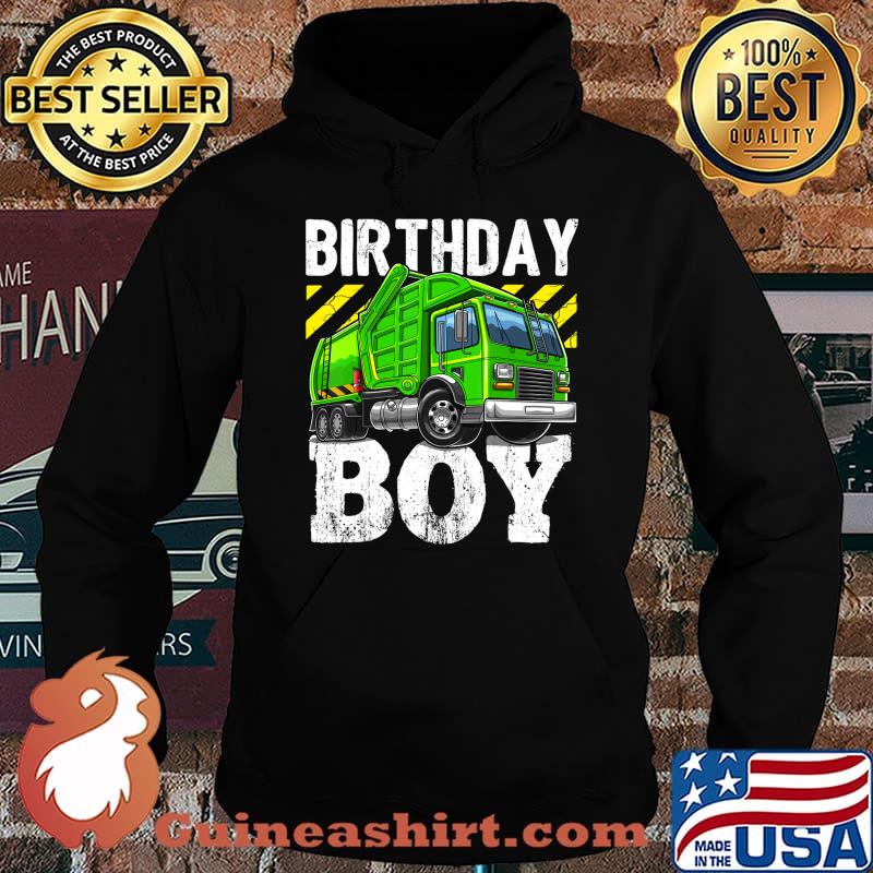 Birthday Boy Garbage Truck Birthday Party Boys Gift for Kids T-Shirt Hoodie