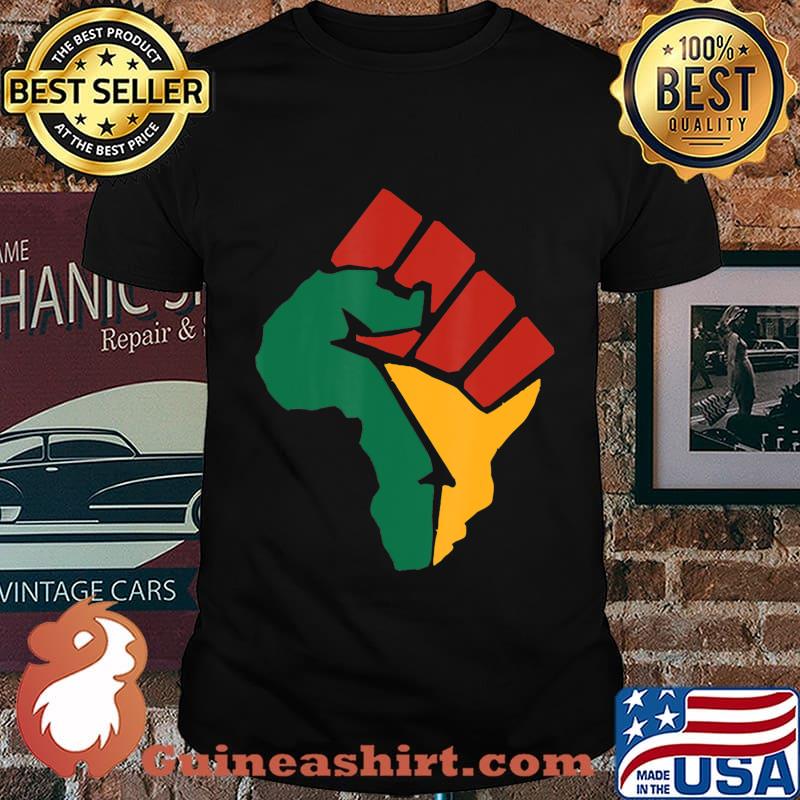 Black Lives Matter Africa Fist T-Shirt