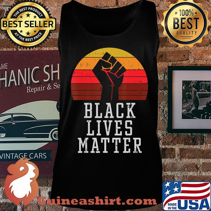 Black Lives Matter Raised Fist Melanin African History Pride T-Shirt Tank top