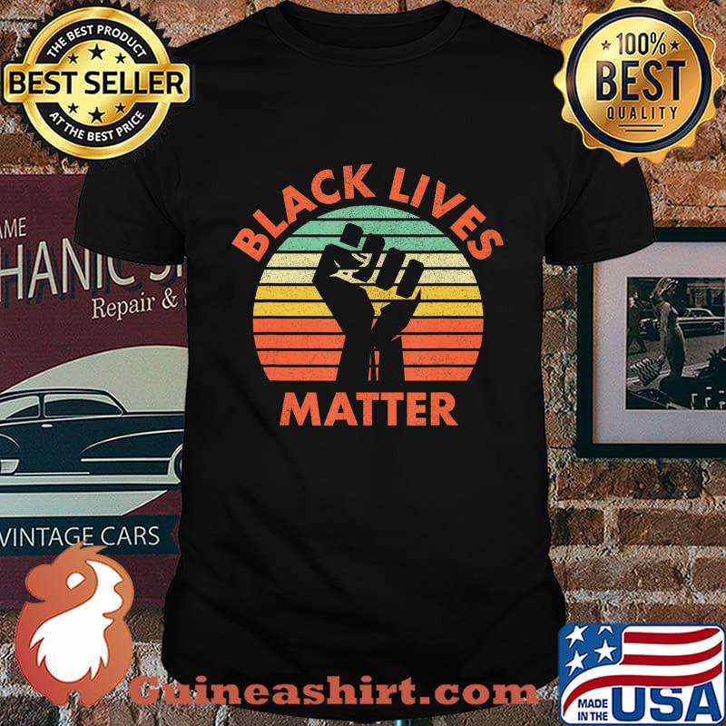 Black Lives Matter Retro Vintage Distressed T-Shirt
