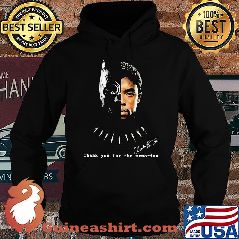 Black panther rip chadwick thank you for the memories signature s Hoodie
