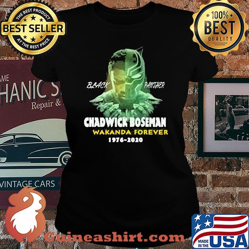 Black panther rip chadwick wakanda forever 1976 2020 s Laides tee