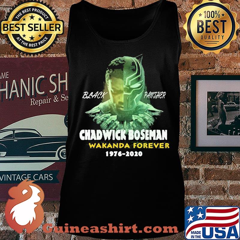 Black panther rip chadwick wakanda forever 1976 2020 s Tank top