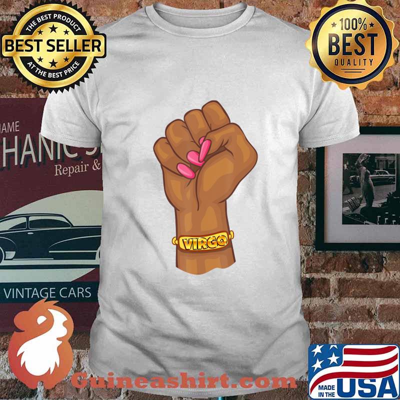 Black Power Feminist Virgo Zodiac Sign T-Shirt