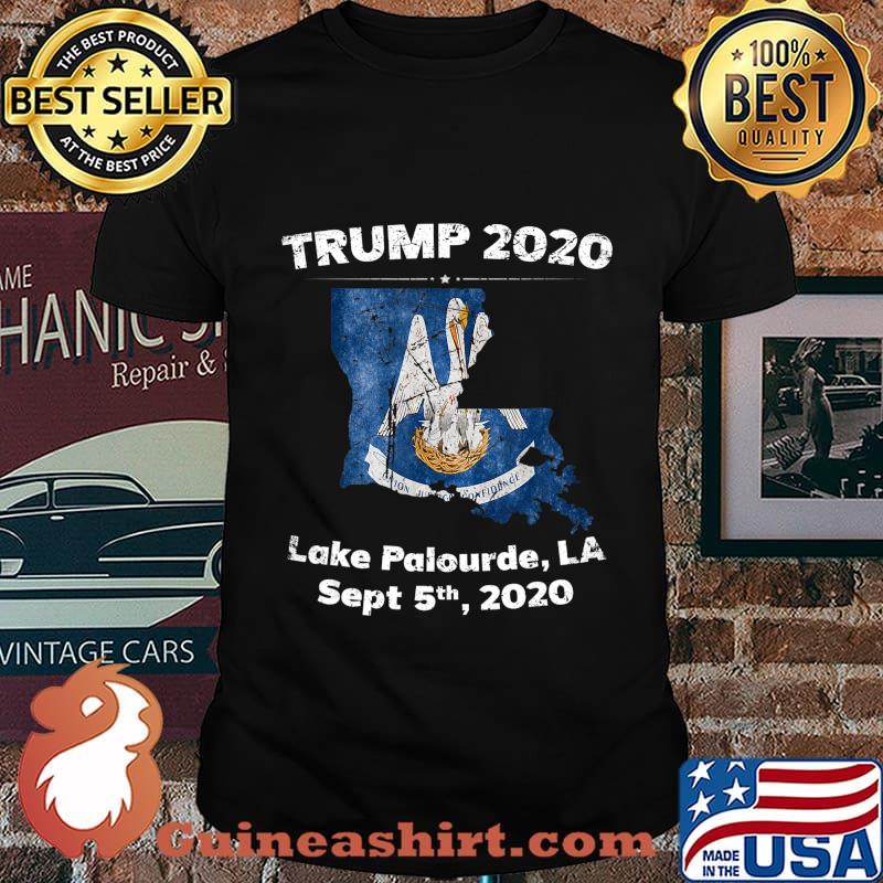Boaters For Trump 2020 Boat Parade Lake Palourde Louisiana T-Shirt