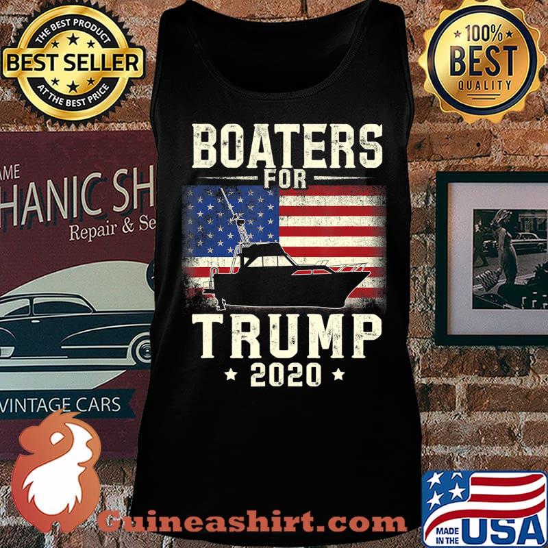Boaters For Trump 2020 Funny Election Gift Boating Boater T-Shirt Tank top