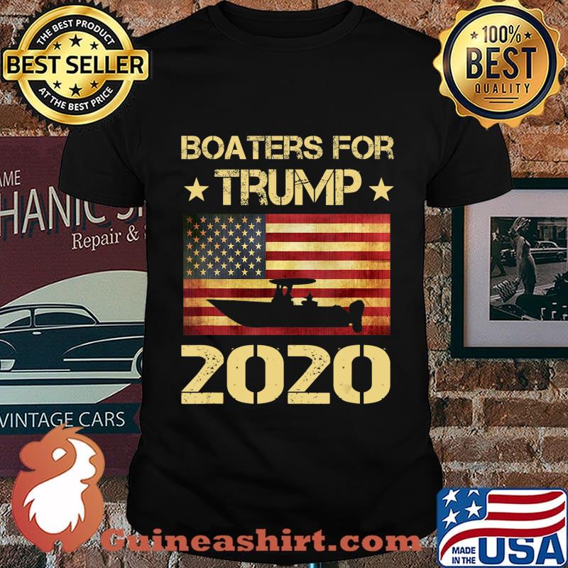 Boaters For Trump 2020 Funny Election Gift Boating Boater T-Shirt