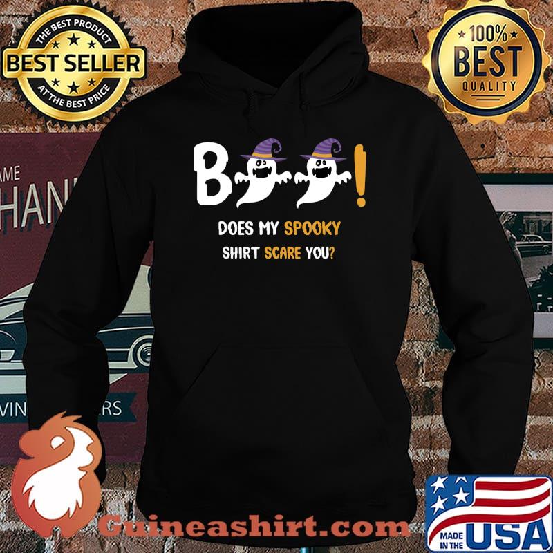 Boo Does My Spooky Shirt Scare You Halloween Boys Girls Gift T-Shirt Hoodie