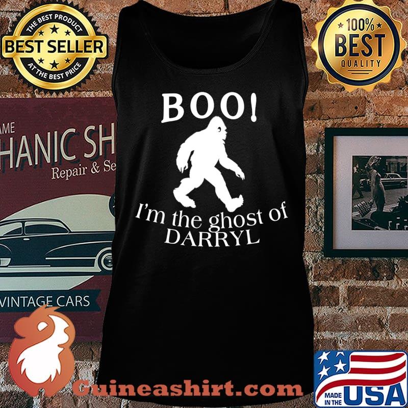 BOO I'm the Ghost of Darryl Funny Halloween Bigfoot T-Shirt Tank top