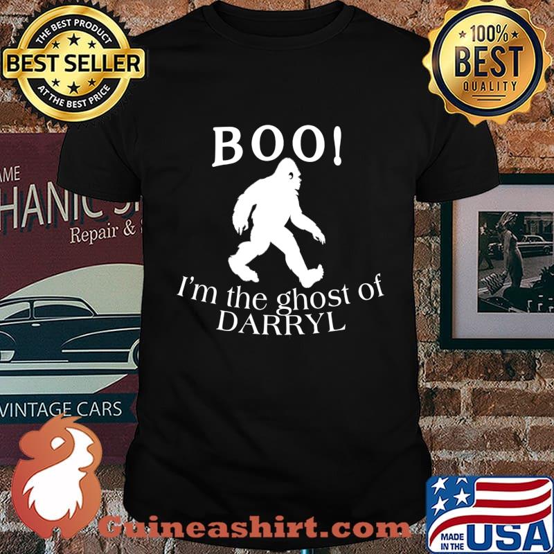 BOO I'm the Ghost of Darryl Funny Halloween Bigfoot T-Shirt