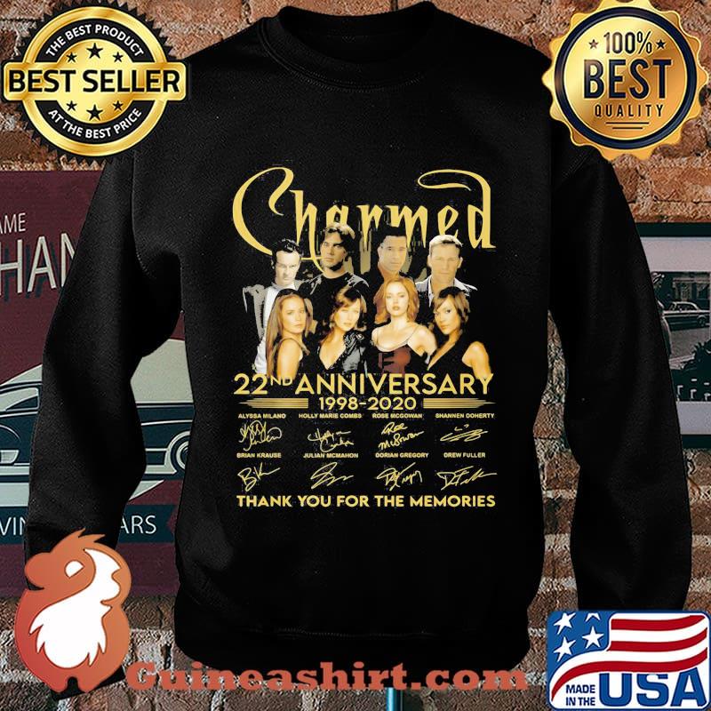 Charmed movie 22nd anniversary 1998 2020 thank you for the memories signatures s Sweater