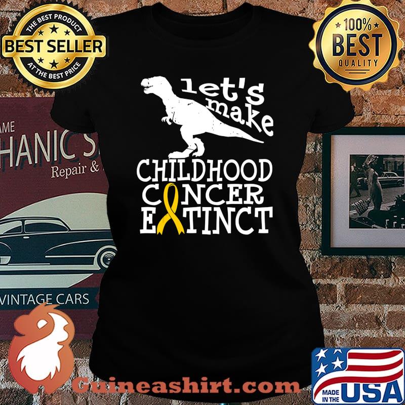 Childhood Cancer DIPG Awareness Make Extinct Support Gift T-Shirt Laides tee